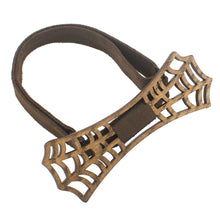 Wooden Spider Net Bow Tie - Bow Tie House