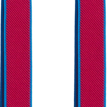 Pink-Blue Slim Suspenders - Bow Tie House