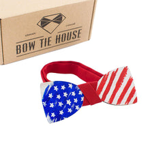 Wooden Patriotic Bow Tie - Bow Tie House