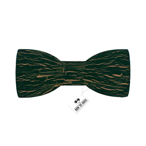 Wooden Ink Cracks Green Bow Tie - Bow Tie House