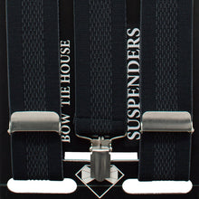 Black Suspenders - Bow Tie House