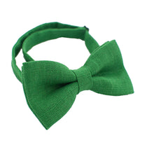 Linen Green Bow Tie - Bow Tie House