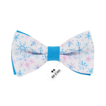 Snowflakes Blue Bow Tie - Bow Tie House