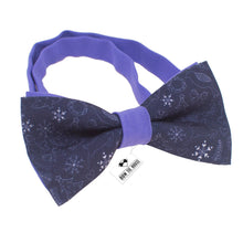 Snowflakes Purple Bow Tie - Bow Tie House