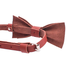 Leather Terracotta Bow Tie - Bow Tie House