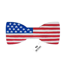 Wooden Patriotic Flag Bow Tie - Bow Tie House
