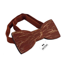 Wooden Ink Cracks Brown Bow Tie - Bow Tie House