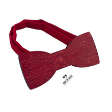 Wooden Ink Cracks Red Bow Tie - Bow Tie House