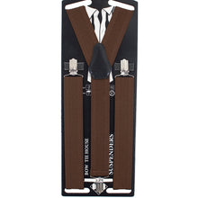 Brown Suspenders - Bow Tie House
